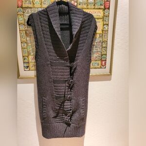 NICHOLAS K Mercerised Wool Vest, Sleeveless Sweater Size M